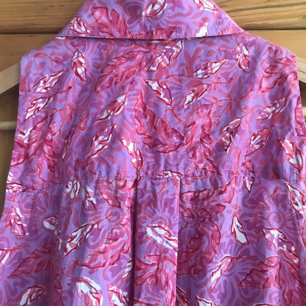 Couleur by Finley M flutter dress pink purple red - Picture 7 of 12